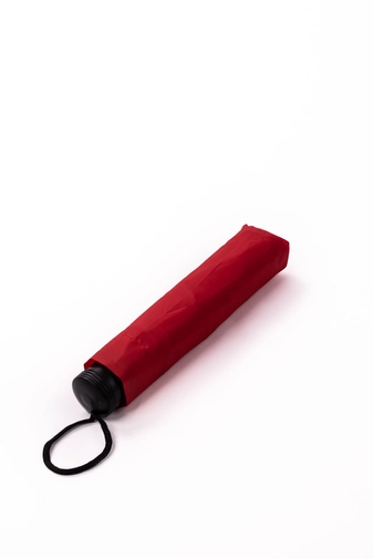 Piros Kis Méretű Összecsukható Manuális Esernyő, 95 cm Átmérővel