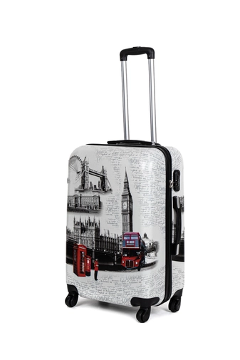 Ormi London Kemény Nagy Bőrönd (66 x 45 x 26  cm)