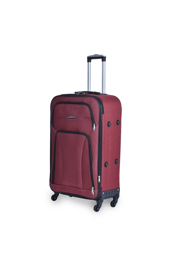 Besty Ultra könnyű piros nagy méretű puha bőrönd