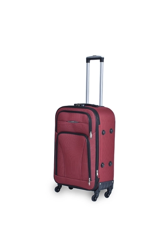 Besty Ultra könnyű Piros közepes méretű puha bőrönd