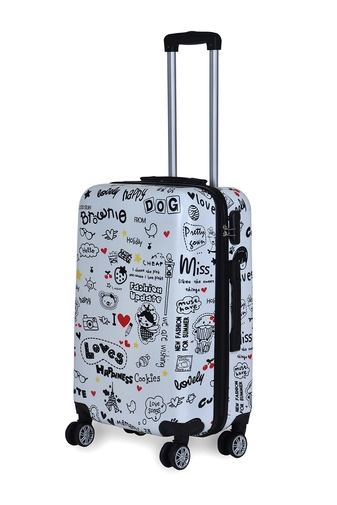 Feliratos Mintás Ormi Közepes Méretű Kemény bőrönd (66 x 45 x 26  cm)