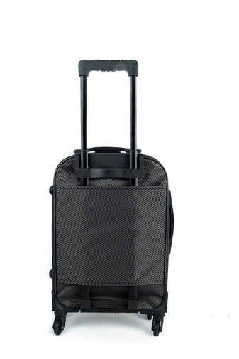 Szürke Wizzair Méretű 4 Kerekű Puha Kabinbőrönd (55x37x20cm)