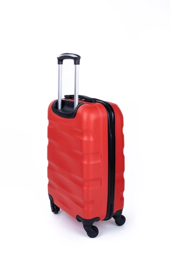 LDV Piros Hullámnyomott ABS kabin Bőrönd