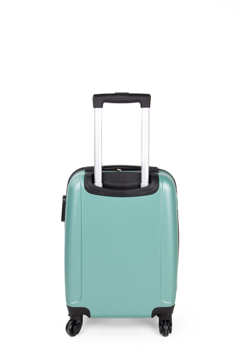 Világos Zöld Extra Könnyű Kemény Mini Kabinbőrönd (4 Kerekű)