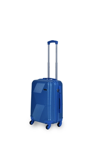 Kisméretű Kék Kemény Falú Bőrönd