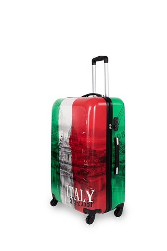 Olasz Mintás Ormi Nagyméretű Kemény Bőrönd (75x54x29 cm)