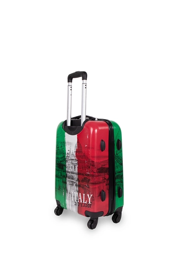 Olasz Mintás Ormi Wizzair Méretű Kemény Kabinbőrönd (55x36x22cm)