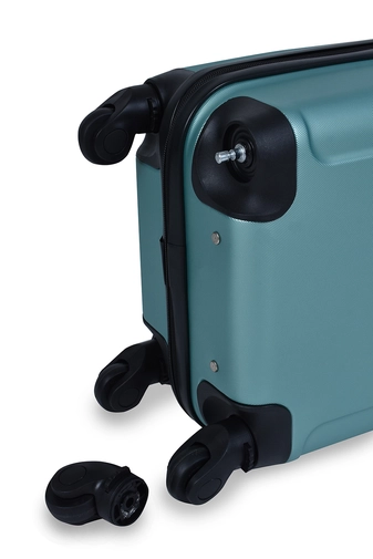 Wizzair Ingyenes Méretű Ezüst Extra Könnyű Kemény Mini Kabinbőrönd (4 Kerekű)