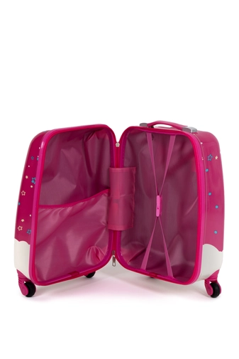 Rózsaszín Unikornis Mintás Keményfalú Mini Gyerek Bőrönd