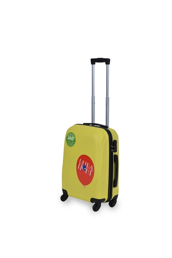 Besty Sárga Extra Könnyű Kemény kabinbőrönd (4 Kerekű)