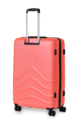 Luggo Narancssárga Színű Keményfalú Nagy Méretű  Bőrönd