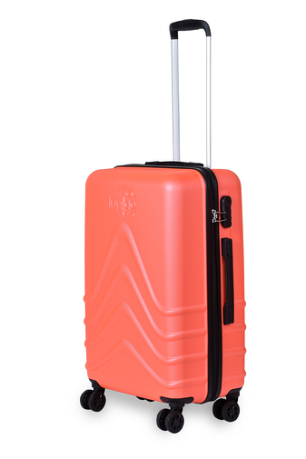 LDV Narancssárga Színű Keményfalú Közepes Méretű Bőrönd 