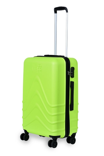 Luggo Neonzöld Színű Keményfalú Közepes Méretű  Bőrönd