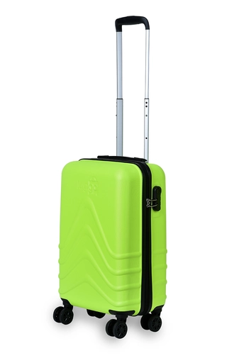 Luggo Neonzöld Színű Keményfalú Kis Méretű Bőrönd