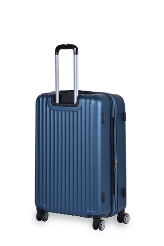Ormi Kék Nagy Méretű Kemény Bőrönd Fékezhető Kerekekkel