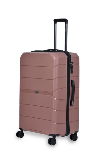 Rosegold Keményfalú Nagy Méretű Bőrönd
