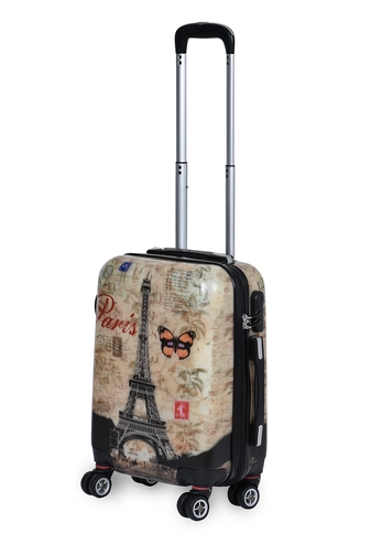 Ormi Párizs Mintás Kemény Kabinbőrönd (56*40*23cm)