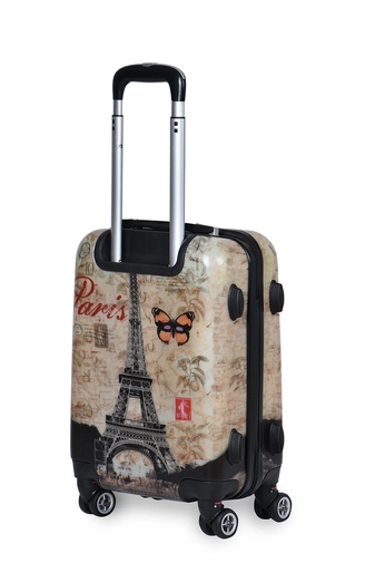 Ormi Párizs Mintás Kemény Kabinbőrönd (56*40*23cm)