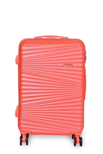 Neon Narancssárga Háromrészes Keményfalú Bőrönd Szett