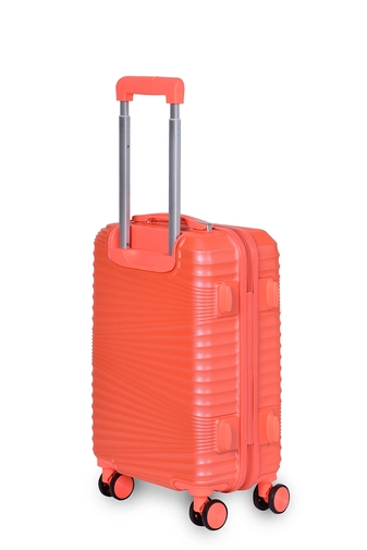 Neon Narancssárga Kis Méretű Keményfalú Bőrönd