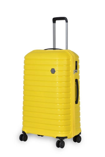 Touareg Sárga Színű Nagy Méretű Keményfalú Bőrönd