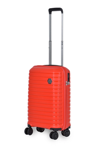 Touareg Piros Színű Kis Méretű Keményfalú Bőrönd