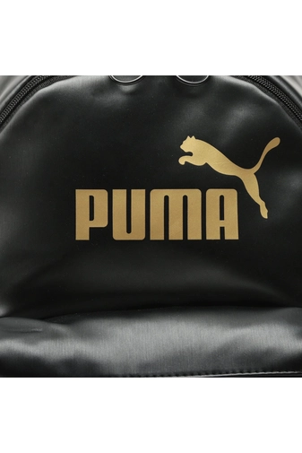 Puma Fekete Színű Arany Feliratos Kis Méretű Hátizsák
