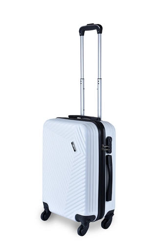 LC Fehér Színű Kabin Méretű Kemény Bőrönd (55*40*20 cm)