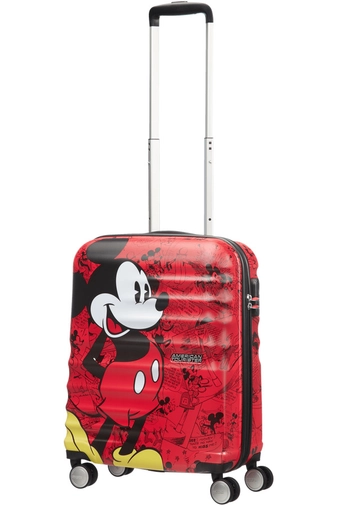 American Tourister Wavebreaker Disney Mickey piros kézipoggyász
