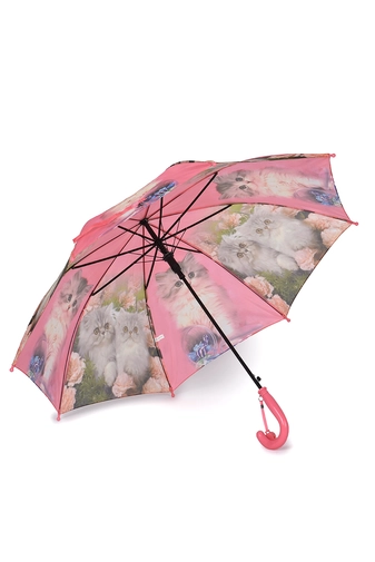 Rózsaszín Kiscica Mintás Gyermek Esernyő