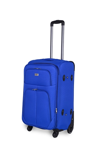 Ormi Kék Közepes Méretű Puha Bőrönd (4 Kerekű)