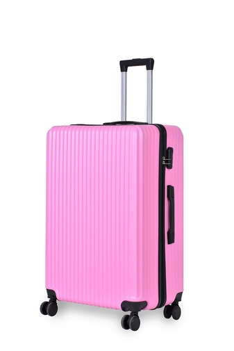 Besty Rózsaszín Nagy Méretű Keményfalú Bőrönd