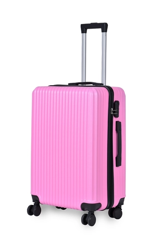 Besty Rózsaszín Közepes Méretű Keményfalú Bőrönd