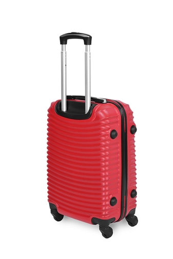 Ormi Piros Színű Kis Méretű Kemény Falú Négykerekű Bőrönd