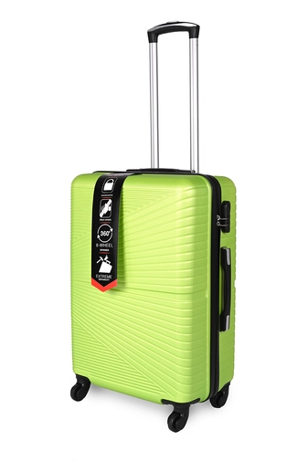 Lime Zöld Közepes Méretű Extra Csendes Négykerekű Bőrönd