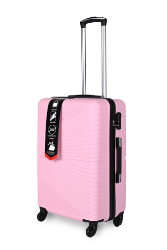 Pink Extra Csendes Négykerekű Bőrönd Szett