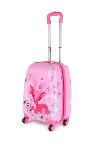 Rózsaszín Szarvasos Gyerek Mini Bőrönd