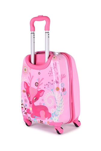 Rózsaszín Szarvasos Gyerek Mini Bőrönd