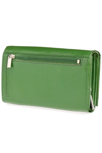 Bellugio zöld női bőr pénztárca