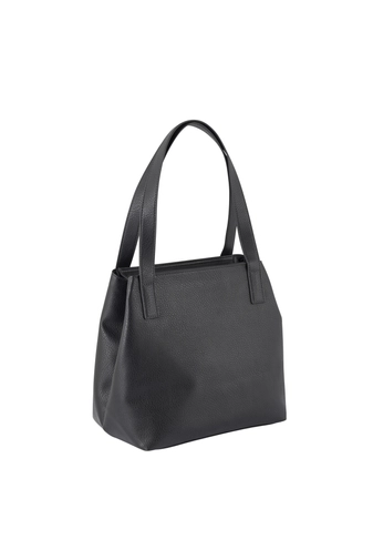 Tom Tailor Miri fekete műbőr női shopper táska