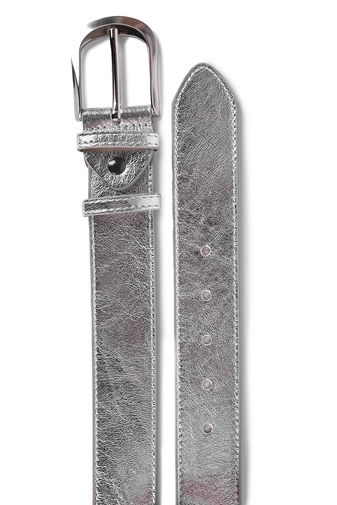 Prestige Ezüst Színű Női Bőr Öv, 95-115 cm