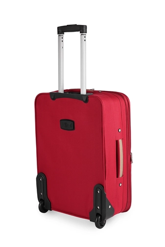 Benzi Piros Kétkerekű Puhafalú Bőrönd