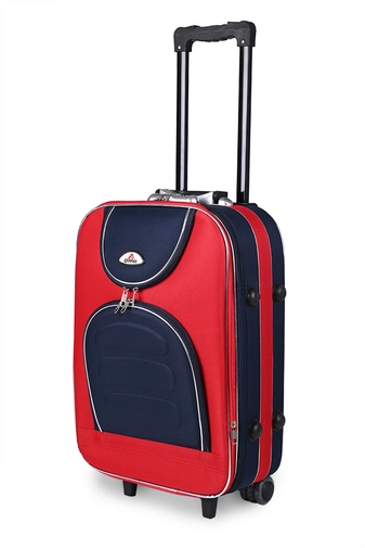 Ormi Piros-Kék Kis Méretű Puha Falú Bőrönd