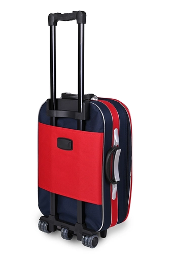 Ormi Piros-Kék Kis Méretű Puha Falú Bőrönd