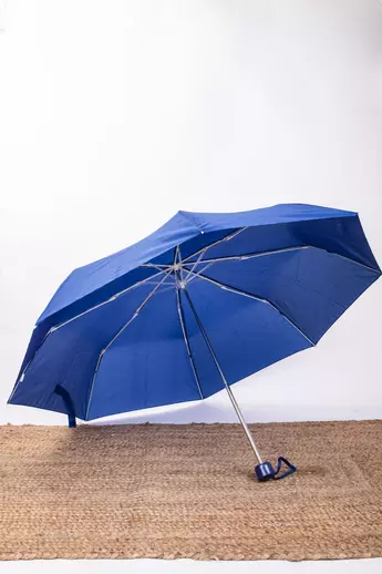 Kék Összecsukható Esernyő, 96 cm Átmérővel