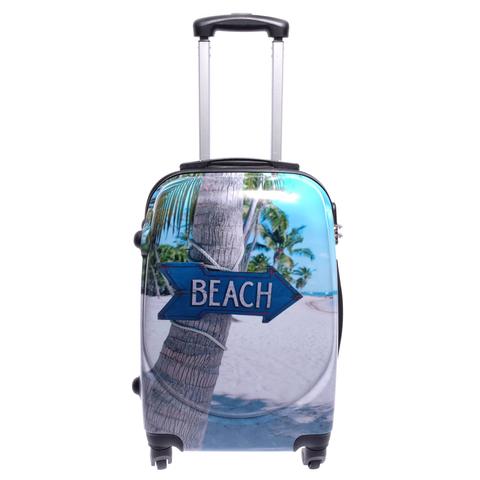BESTY Strand Mintás Wizzair, Ryanair Méretű Kabinbőrönd(53*36*20cm) BESTY Strand Mintás Wizzair, Ryanair Méretű Kabinbőrönd(53*36*20cm)