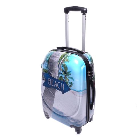 BESTY Strand Mintás Wizzair, Ryanair Méretű Kabinbőrönd(53*36*20cm) BESTY Strand Mintás Wizzair, Ryanair Méretű Kabinbőrönd(53*36*20cm)