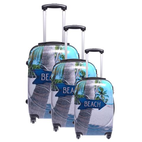 Ormi Strand Mintás Kemény Bőrönd Szett Ormi Strand Mintás Kemény Bőrönd Szett