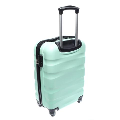 LDV Babazöld Hullámnyomott ABS Kabinbőrönd (55*37*20 cm) LDV Babazöld Hullámnyomott ABS Kabinbőrönd (55*37*20 cm)