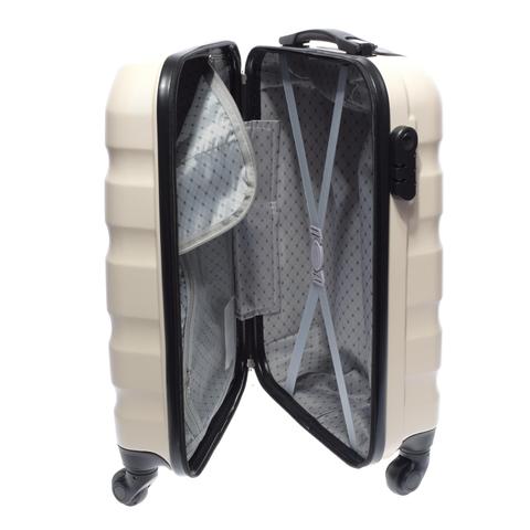 LDV Bézs Hullámnyomott ABS Kabinbőrönd (55*37*20 cm) LDV Bézs Hullámnyomott ABS Kabinbőrönd (55*37*20 cm)
